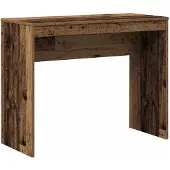 vidaXL Bureau imitation bois ancien 90x40x72 cm bois composite
