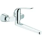 GROHE Mitigeur thermostatique EUROECO SPECIAL 1/2pouce ext. 342mm rév. raccords S ch