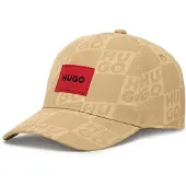 HUGO Casquette enfant en twill de coton à logos revisités