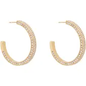 GUESS Boucles d'oreilles 'MADISON' or / transparent