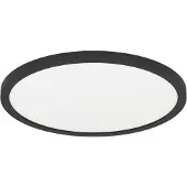Eglo LED Plafonnier Minerario noir blanc Ø 30 cm blanc chaud IP54
