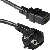 ACT Câble d'alimentation - Schuko male vers C19 female - 16 A - 250 V - A