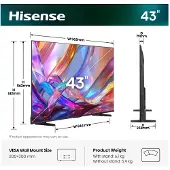 Hisense 43q7s 43 Pouces Ultra Hd 4k (2026) - Tv Qled 2026