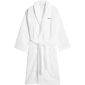 Gant Peignoir court blanc