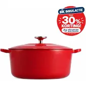 BK Cocotte BK Bourgogne Stoofpot Chili Red 26 cm