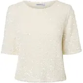 Pieces Chemisier 'PCKAMMY' blanc