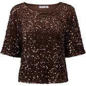 Pieces Chemisier 'PCKAMMY' marron