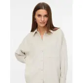 Vero Moda Chemisier 'VMSANNE' gris clair