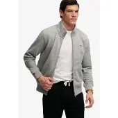 Superdry Veste de survêtement 'Essential' gris clair