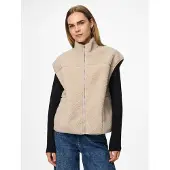 Pieces Pcsadia - Gilet en polaire "Teddy" - Modèle Noos Bc