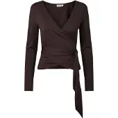 Pieces T-shirt 'PCESTER WICKEL' marron