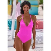 LASCANA Maillot de bain rose néon