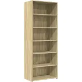 vidaXL Highboard chêne Sonoma 70x41x185 cm Matériau dérivé du bois