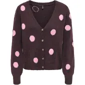 ONLY Cardigan 'ONL Rica' prune / violet chiné