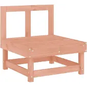 vidaXL Canapé central de jardin en bois massif de douglas
