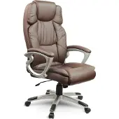 Sofotel EG-227 Fauteuil de bureau, simili cuir, marron