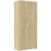 vidaXL Highboard chêne Sonoma 80x42,5x185 cm Matériau dérivé du bois