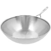Demeyere Wok Intense 30 cm, Poêle + casserole, Argent