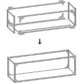 vidaXL Étagère à bois de chauffage anthracite 25x25x80 cm Acier laminé à froid