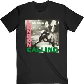The Clash Unisexe, T-shirt, London Calling, Noir, (L)