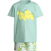 Calida Pyjama 'Toddlers Fruits' jaune / vert