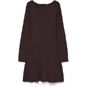 Vero Moda Robe 'VMGOLD LUX' chocolat