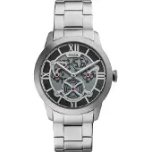 Fossil Montre à affichage analogique 'TOWNSMAN BIG TIC' noir / argent