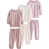 Next Pyjama mauve / éosine / blanc