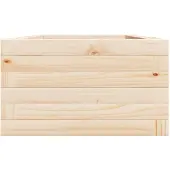 vidaXL Jardinière 40x40x23 cm bois de pin massif