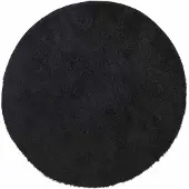 vidaXL Tapis shaggy à poils longs NAVARRA noir 240x240 cm polyester