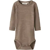 Lil´ Atelier Barboteuse / body marron chiné