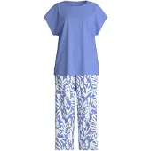 Calida Pyjama 'Cotton Special' bleu-gris