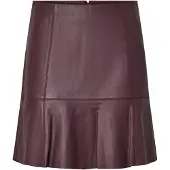 Y.A.S Jupe Courte Colly Naplon Leather