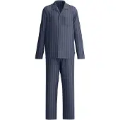 Calida Pyjama long 'Relax Lux' anthracite