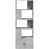 vidaXL Bibliothèque gris béton 70x36x189 cm bois d'ingénierie