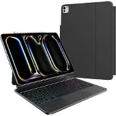 BlueBuilt Apple iPad Pro (2024) 13 Pouces Étui Clavier AZERTY Noir