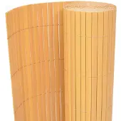 vidaXL Clôture de jardin Jaune 150 x 500 cm PVC