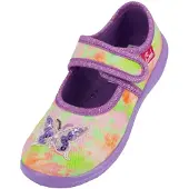 Beck Pantoufle kiwi / violet / orange / abricot