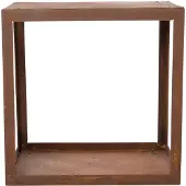 Outtrade Range-bûches Elara 50x40x50cm acier - rouille