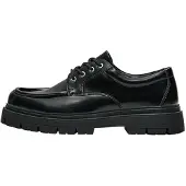 Bershka Chaussure à lacets noir