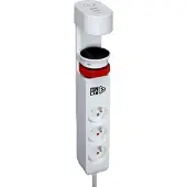 Onlan Multiprise de bureau Smart Socket Blanc
