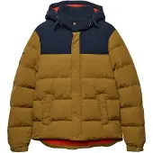 Superdry Veste d’hiver 'EVEREST' bleu marine / caramel