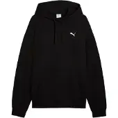Puma Sweat-shirt 'ESS ELEVATED' noir / blanc