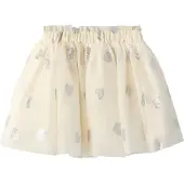 Name It Mini Jupe crème / blanc