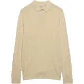 Superdry Polo à Manches Longues Knitted Cable