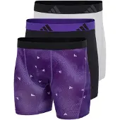 Adidas Sous-vêtements longs ' Active Flex Cotton ' violet / noir / blanc