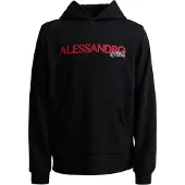 Alessandro Zavetti Sweat de sport rouge / noir