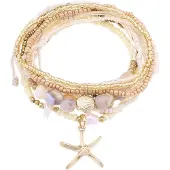 IZIA Bracelet beige / mélange de couleurs
