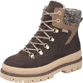 Rieker Bottines à lacets chocolat / cappuccino