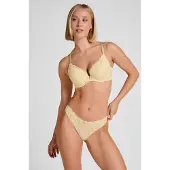Hunkemoller String 'Marine' jaune pastel